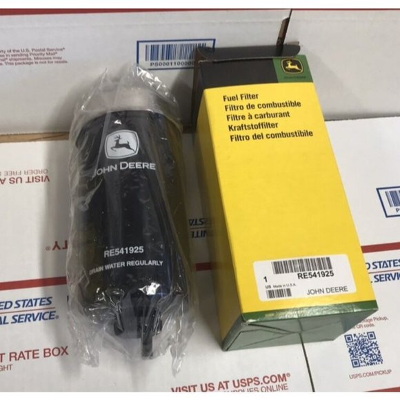 RE541925 John Deere OEM Fuel Filter ( Sealed ) Element ( NEW ) ( FAST SHIPPING ) - Picture 1 of 7